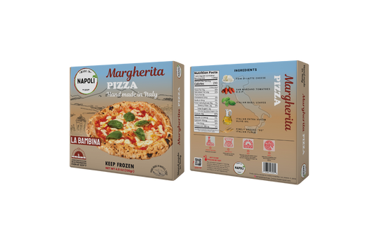 La Bambina - Pizza Margherita 9" - 10 Pizzas per case